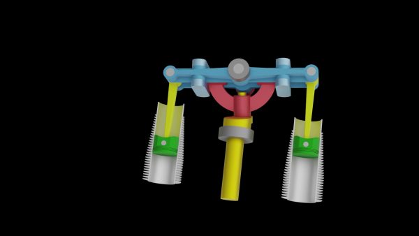 发动机机构运动动画