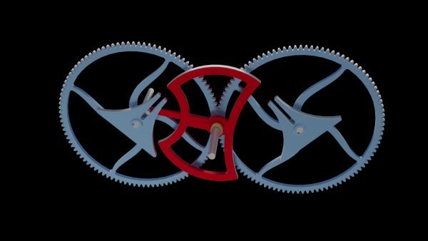 双日内瓦往复式II型机制动画