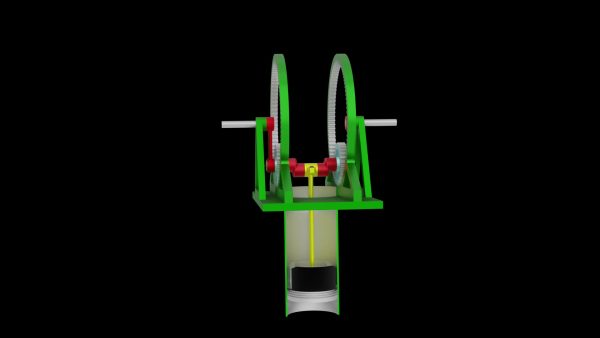 活塞式驻车机构动画