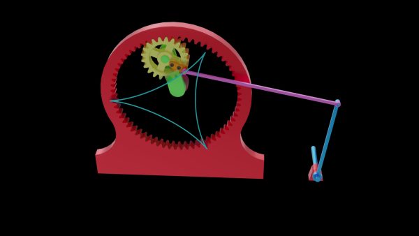 行星轮-间歇机构运动动画