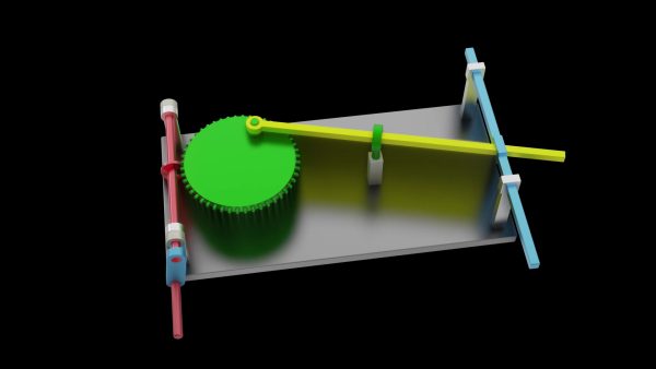 齿轮连杆机构运动动画