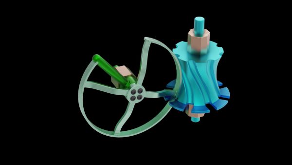 空间-日内瓦机制运动动画