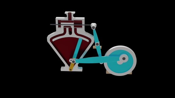 振荡活塞发动机动画