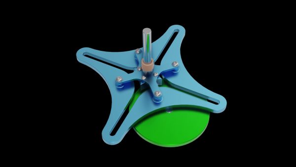 间歇驱动圆柱形锁动画